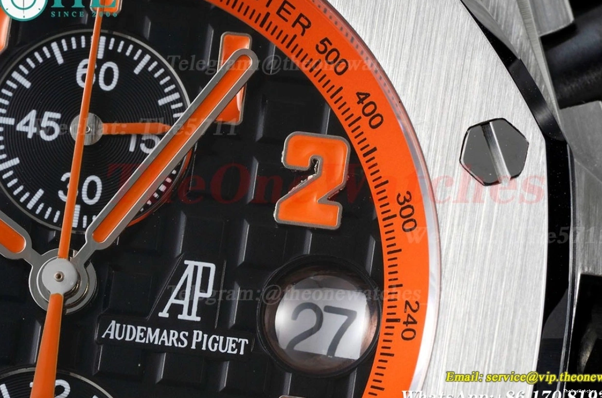 SS Black Org LE 42mm A7750 APF Offshore Oak Royal 0313